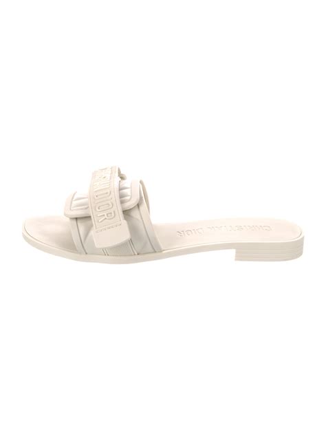 dior rubber slides|christian dior platform sandals.